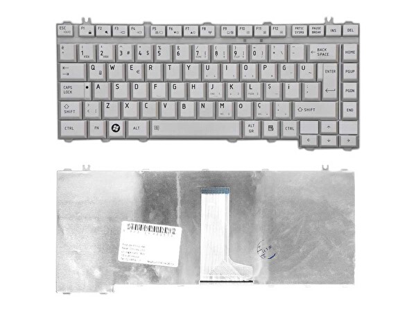 Retro Toshiba Satellite M300 İle Uyumlu Notebook Klavye - SilVer - TR