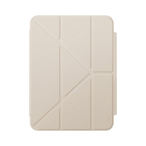 Uniq Camden iPad A16 2025 10.9 10.Nesil Uyumlu Katlanabilir Tablet Kılıfı Bej