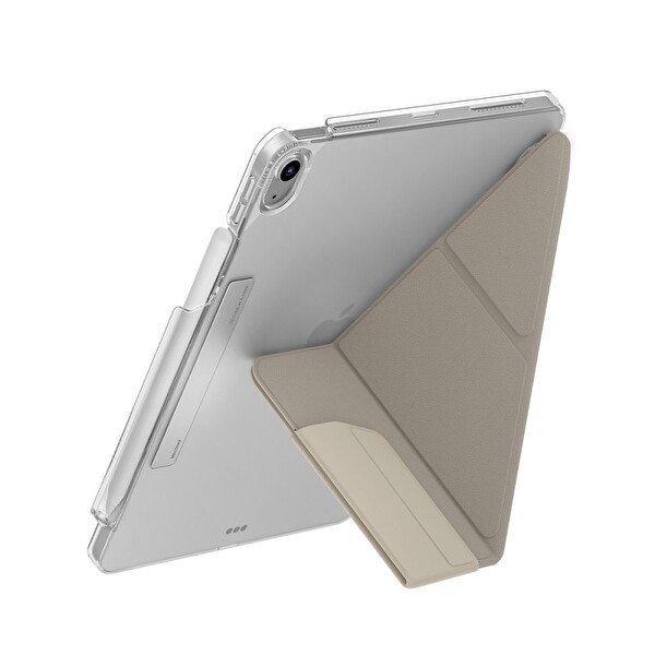 Uniq Camden iPad A16 2025 10.9 10.Nesil Uyumlu Katlanabilir Tablet Kılıfı Bej