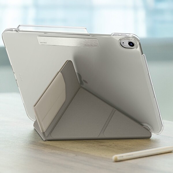 Uniq Camden iPad A16 2025 10.9 10.Nesil Uyumlu Katlanabilir Tablet Kılıfı Bej