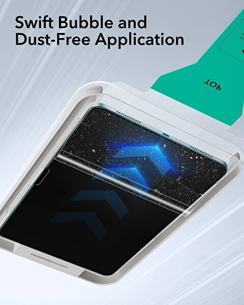 ESR Apple iPad Air 13 M3 2025 UltraFit Classic AutoKit 2 Adet Tablet Cam Ekran Koruyucu A3268
