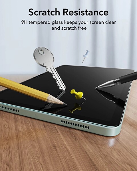 ESR Apple iPad Air 13 M3 2025 UltraFit Classic AutoKit 2 Adet Tablet Cam Ekran Koruyucu A3268
