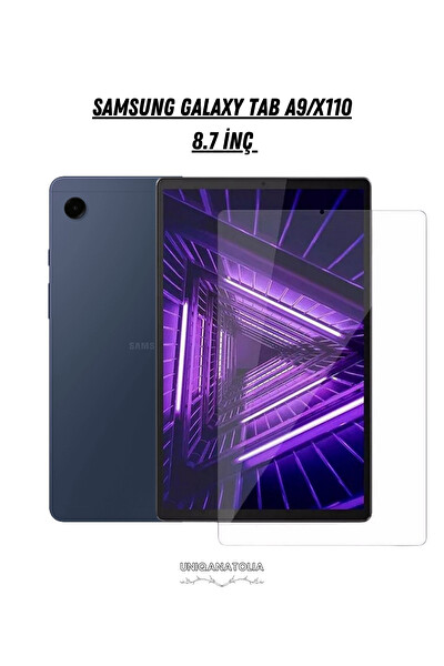 Uniqanatolia Samsung Galaxy Tab A9 (X110) Temperli Kırılmaz Ekran Koruyucu