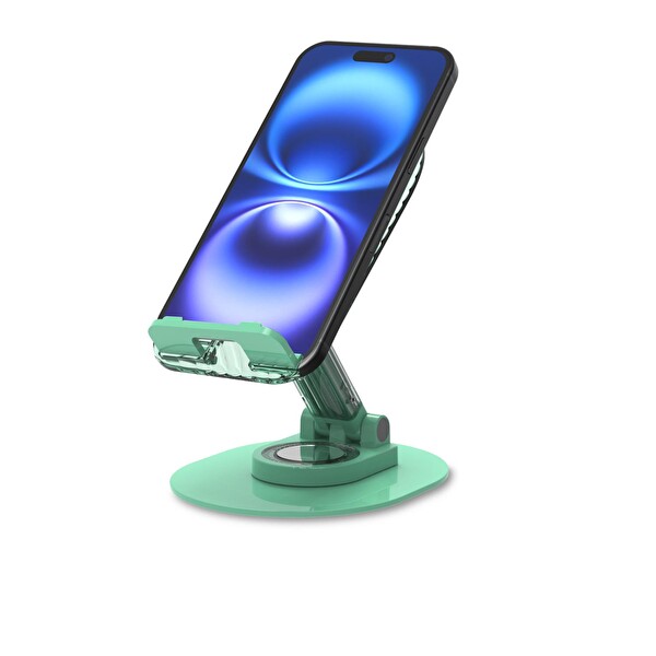 Polosmart PSM143 60° Ayarlanabilir 1000 G Taşıma Kapasiteli Telefon Tablet Standı Yeşil