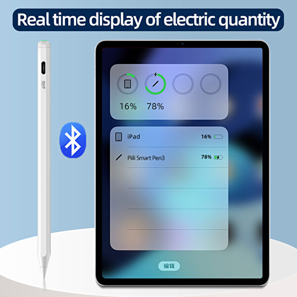 Piili iPad Kalem P-Pen3 Wireless Magnetic Smart Pen Bluetooth Palm Rejection