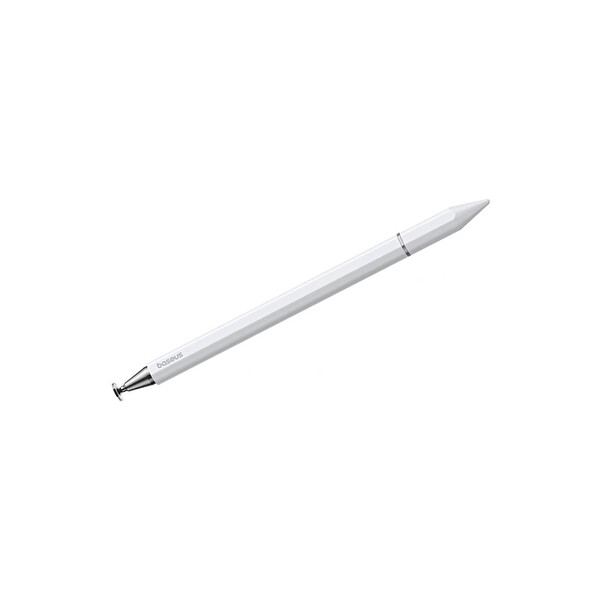 Baseus Smooth III Stylus Non Magnetic Telefon-Tablet-Bilgisayarlar için Universal Pasif Tablet Kalem-Beyaz