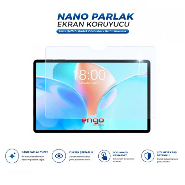 Engo Teclast P50T 11 9H Nano Parlak Ekran Koruyucu 4