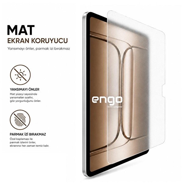 Engo OnePlus Pad 4 Mat Ekran Koruyucu 13.2 inç 9H Nano Şeffaf