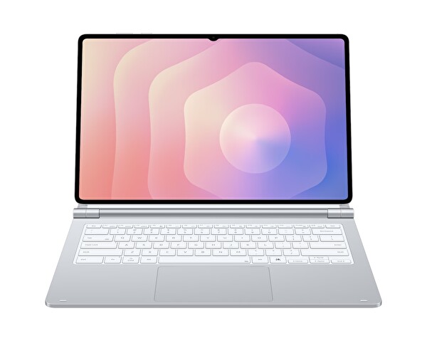 Samsung Galaxy Tab S11 Ultra Pro Klavyeli Kılıf - Gümüş