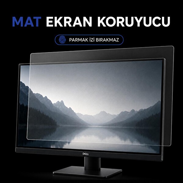 Engo Dell Pro E2425HSM 23.8 İnç Uyumlu Mat Ekran Koruyucu Yansıma ve Parlama Önleyici 9H Esnek Nano