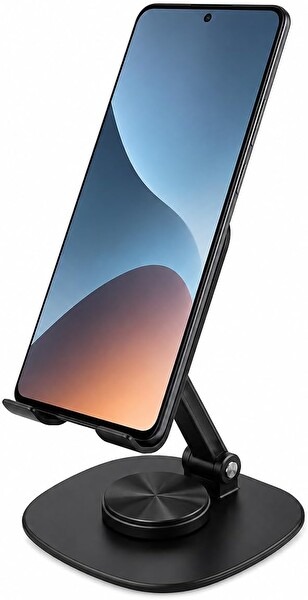 Coverzone CMD-201 360 Derece Döner - ENT Katlanır Masaüstü Telefon Standı