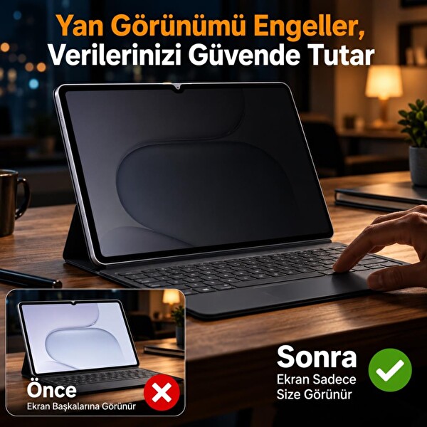 Engo Honor Pad 20 Pro Uyumlu Hayalet Ekran Koruyucu 12.1