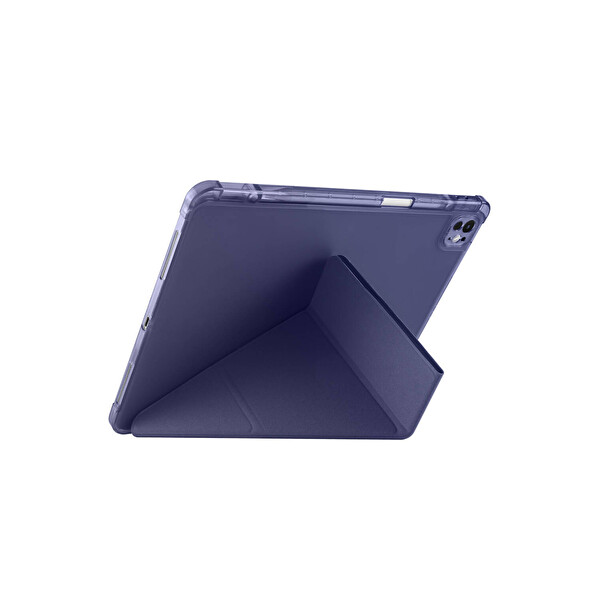 Newface Apple iPad Air 13 (2024) Kılıf Kalemlikli Mars Tablet Kılıfı - Siyah