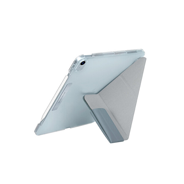 Uniq Apple iPad Air 4 10.9 Camden Katlanabilir Tablet Kapak - Açık Mavi