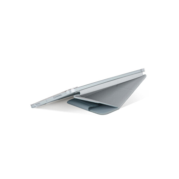 Uniq Apple iPad Air 4 10.9 Camden Katlanabilir Tablet Kapak - Açık Mavi