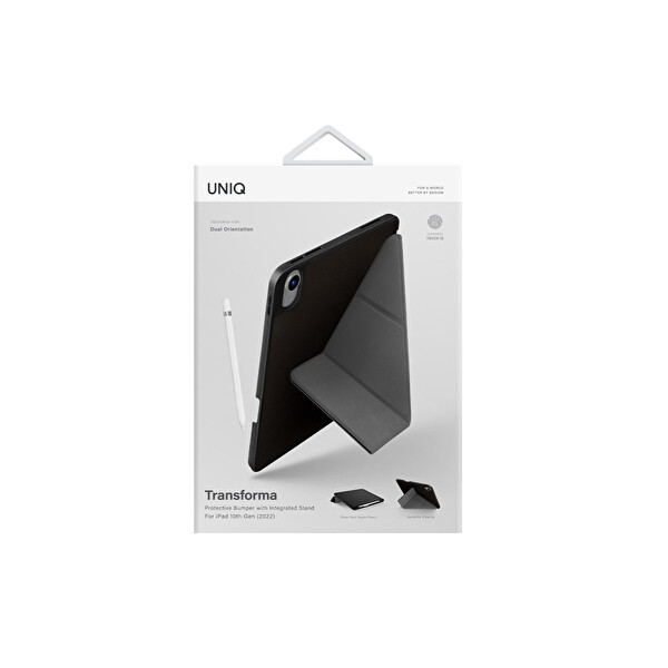 Uniq Apple iPad Pro 11 (2021) Transforma Tablet Kapak - Siyah