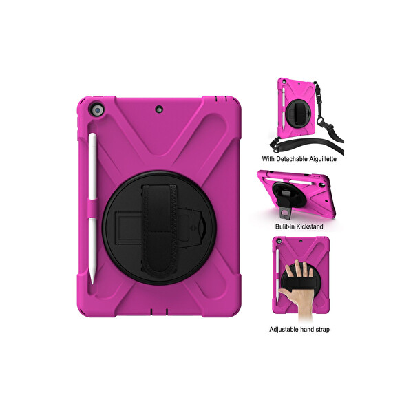 Newface Apple iPad 5 Air 9.7 Kılıf Amazing Tablet Kapak - Pembe
