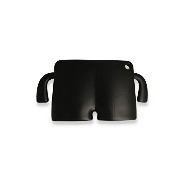 Newface Apple iPad 2025 10.9 10.Nesil (A16) Kılıf Karakter Tablet Silikon - Siyah