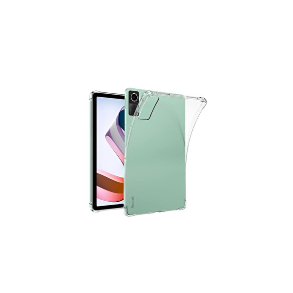 Newface Xiaomi Redmi Pad SE 4G Kılıf Anti Shock Tablet Silikon - Şeffaf