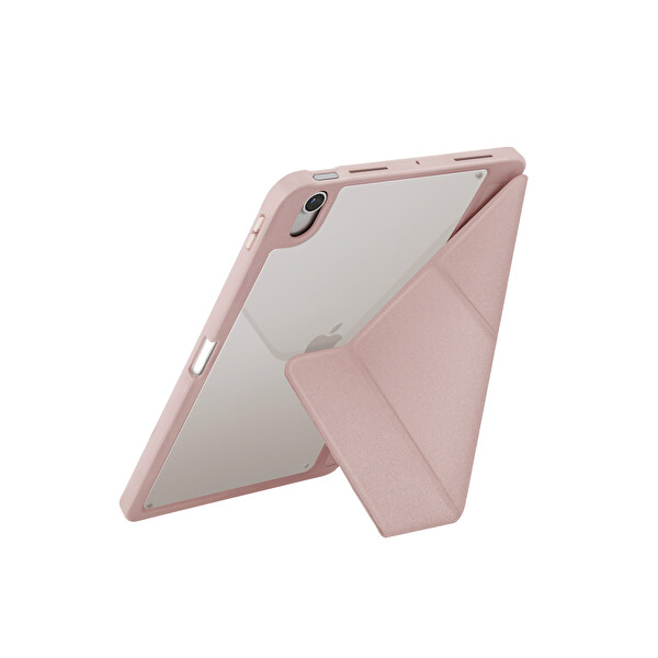 Uniq Apple iPad 2025 10.9 (10.Nesil) Moven Standlı Tablet Kapak - Pembe