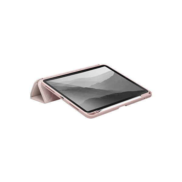 Uniq Apple iPad 2025 10.9 (10.Nesil) Moven Standlı Tablet Kapak - Pembe