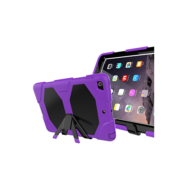 Newface Apple iPad 5 Air 9.7 Kılıf Griffin Tablet Kapak - Mor