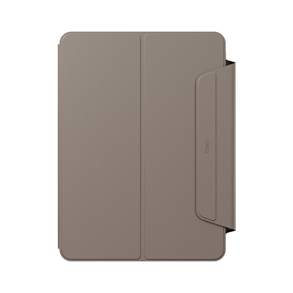Uniq Apple iPad Air 13 (2024) Rovus Snapmount 360 Derece Dönebilen Manyetik Tablet Kılıf - Gri