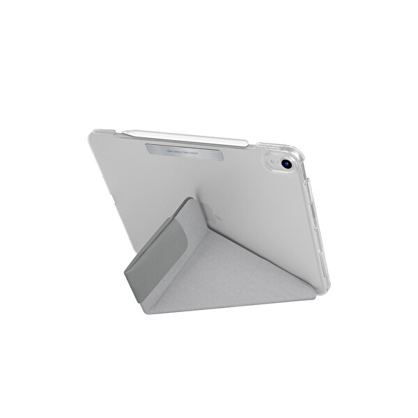 Uniq Apple iPad Air 4 10.9 Camden Katlanabilir Tablet Kapak - Gri