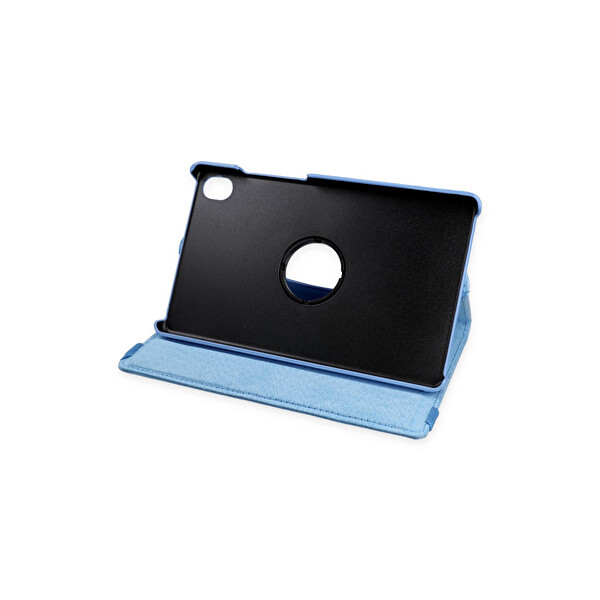 Newface Samsung Galaxy X510 Tab S9 FE 11 Kılıf 360 Tablet Deri Kılıf - Turkuaz