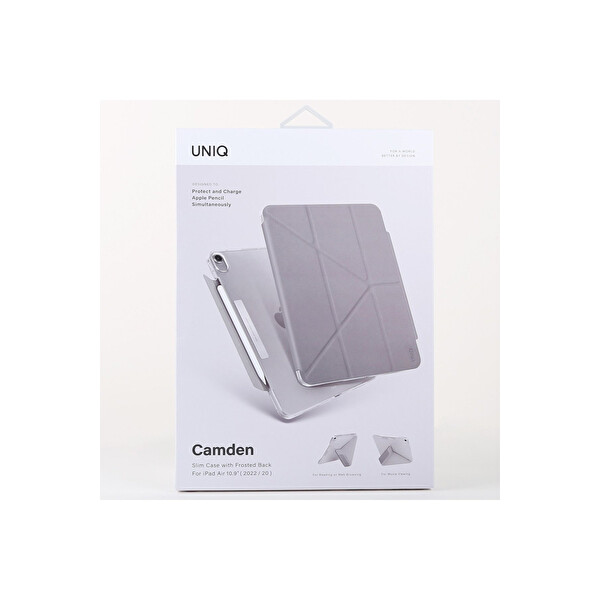 Uniq Apple iPad Air 4 10.9 Camden Katlanabilir Tablet Kapak - Mor