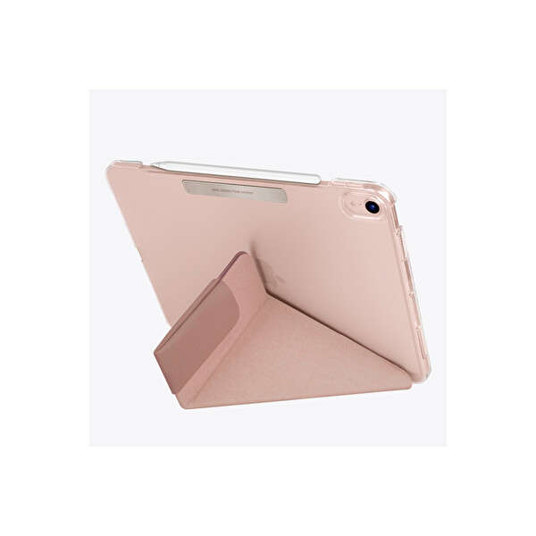 Uniq Apple iPad Air 4 10.9 Camden Katlanabilir Tablet Kapak - Pembe