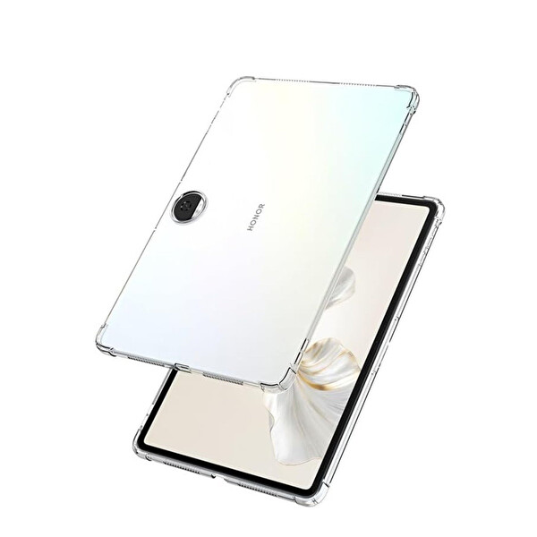 Newface Huawei Honor Pad 9 Kılıf Anti Shock Tablet Silikon - Şeffaf