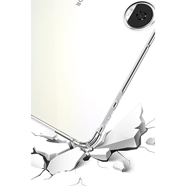 Newface Huawei Honor Pad 9 Kılıf Anti Shock Tablet Silikon - Şeffaf