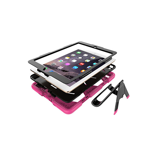 Newface Apple iPad 5 Air 9.7 Kılıf Griffin Tablet Kapak - Pembe