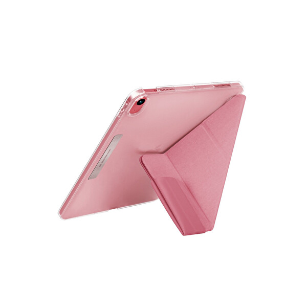 Uniq Apple iPad 2022 10.9 (10.Nesil) Camden Katlanabilir Tablet Kapak - Koyu Pembe