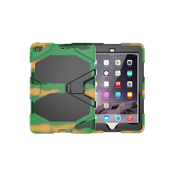 Newface Apple iPad 5 Air 9.7 Kılıf Griffin Tablet Kapak - Kamuflaj