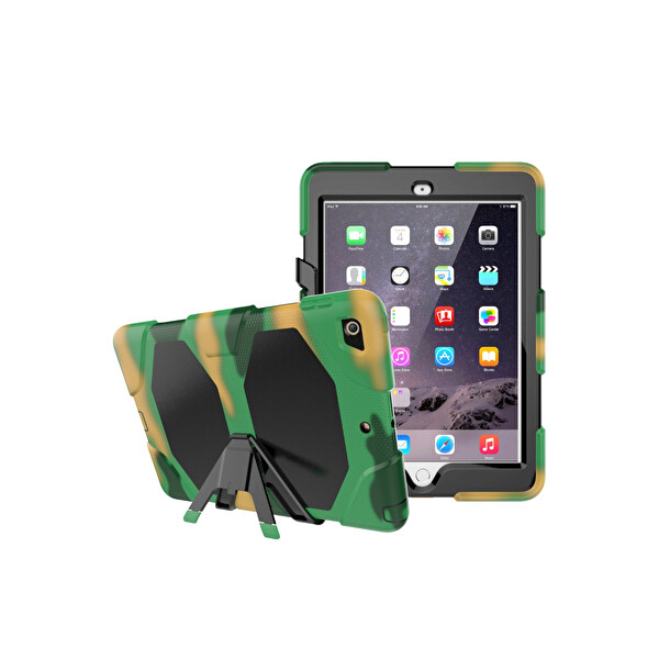 Newface Apple iPad 5 Air 9.7 Kılıf Griffin Tablet Kapak - Kamuflaj
