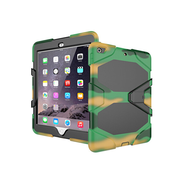 Newface Apple iPad 5 Air 9.7 Kılıf Griffin Tablet Kapak - Kamuflaj