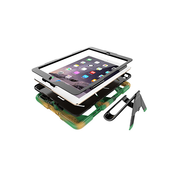 Newface Apple iPad 5 Air 9.7 Kılıf Griffin Tablet Kapak - Kamuflaj