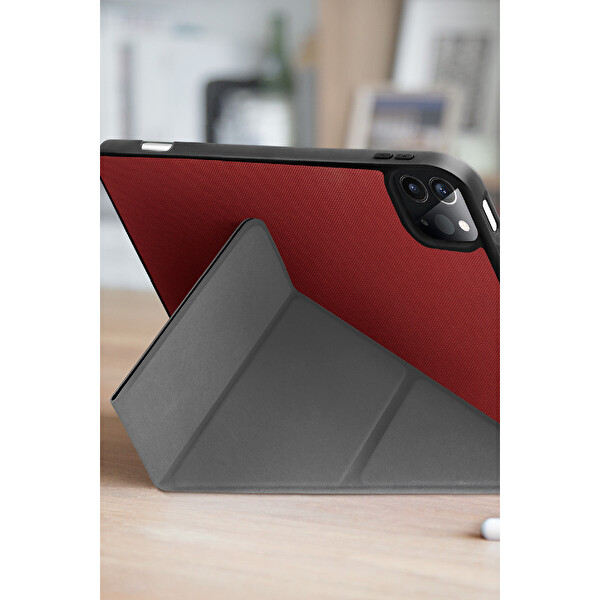 Uniq Apple iPad 10.2 (9.Nesil) Transforma Rigor Tablet Kapak - Mavi