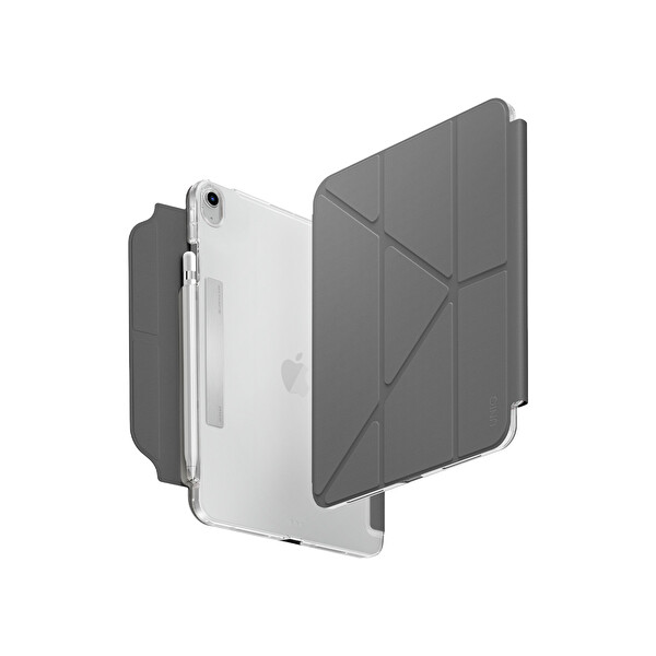 Uniq Apple iPad 2025 10.9 (10.Nesil) Camden Katlanabilir Tablet Kapak - Gri