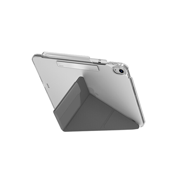 Uniq Apple iPad 2025 10.9 (10.Nesil) Camden Katlanabilir Tablet Kapak - Gri