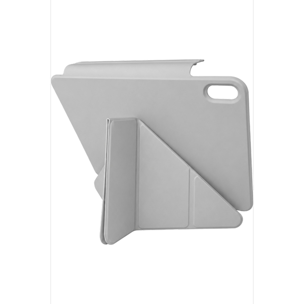 Newface Apple iPad 2025 10.9 10.Nesil (A16) Edz Manyetik Standlı Tablet Kılıfı - Gri