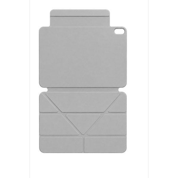 Newface Apple iPad 2025 10.9 10.Nesil (A16) Edz Manyetik Standlı Tablet Kılıfı - Gri