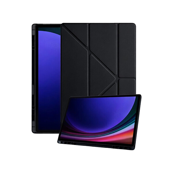 Newface Samsung Galaxy Tab A11 Kalemlikli Mars Tablet Kılıfı - Siyah