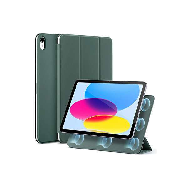 ESR Apple iPad 2025 10.9 (10.Nesil) Rebound Manyetik Tablet Kılıfı - Yeşil