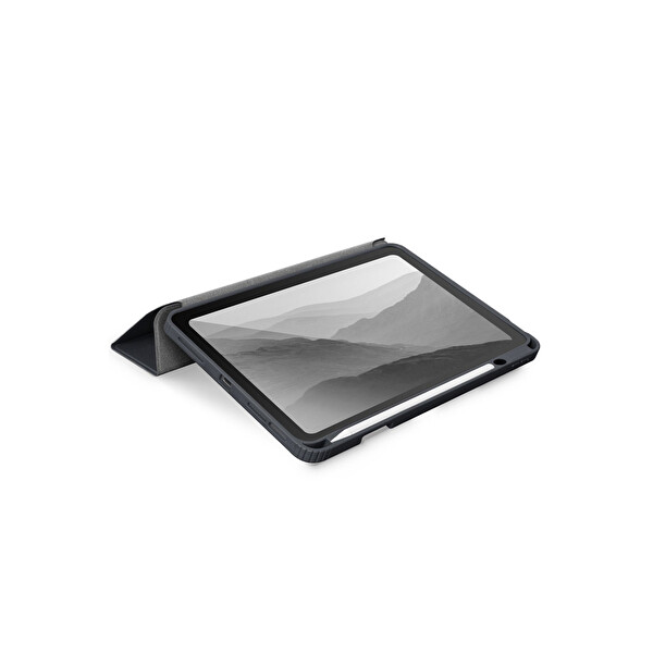 Uniq Apple iPad 10.2 (9.Nesil) Moven Standlı Tablet Kapak - Gri