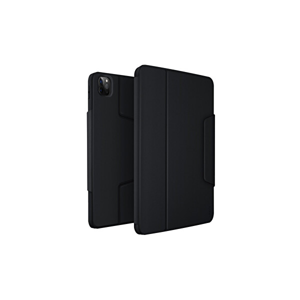 Uniq Apple iPad Pro 11 (2022) Rovus 360 Manyetik Tablet Kapak - Siyah