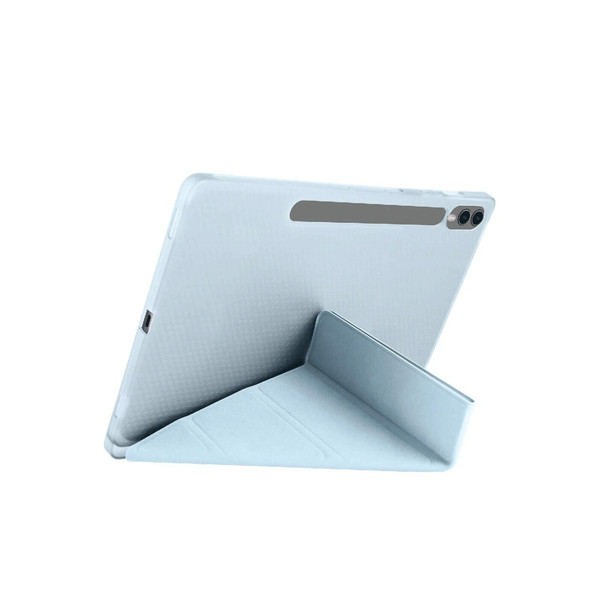 Newface Samsung Galaxy X510 Tab S9 FE 11 Kılıf Kalemlikli Mars Tablet Kılıfı - Mavi