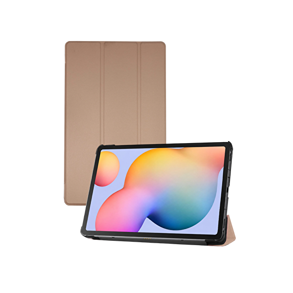 Newface Lenovo M10 HD X505F Kılıf Tablet Smart Kılıf - Gold